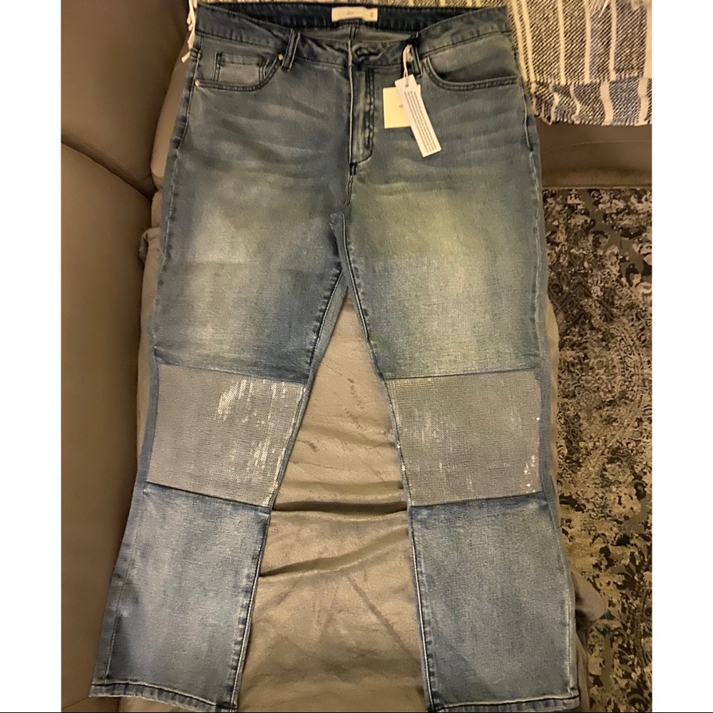 Knee Sequin - Jeans